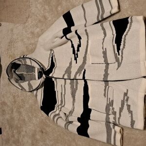 LCR Black and White Knit Sweater